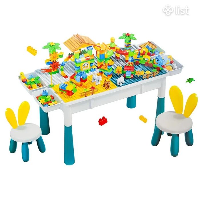 Лего стол lego stol 2ta stullari 288ta detali bilan