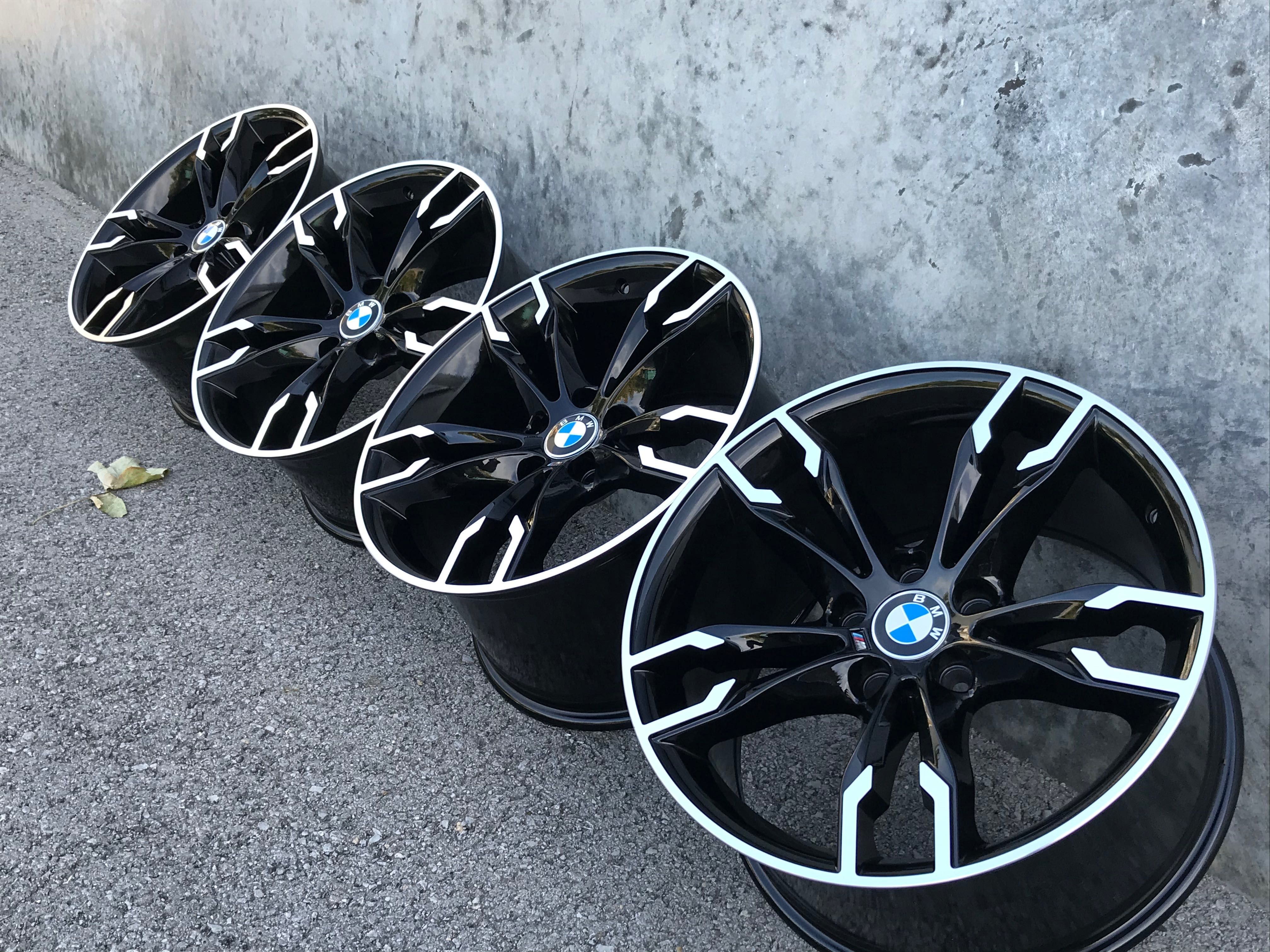 18-Bmw Style 663M Black Polish 5x112 8,5j-9,5j et30-40 G seria G30-31