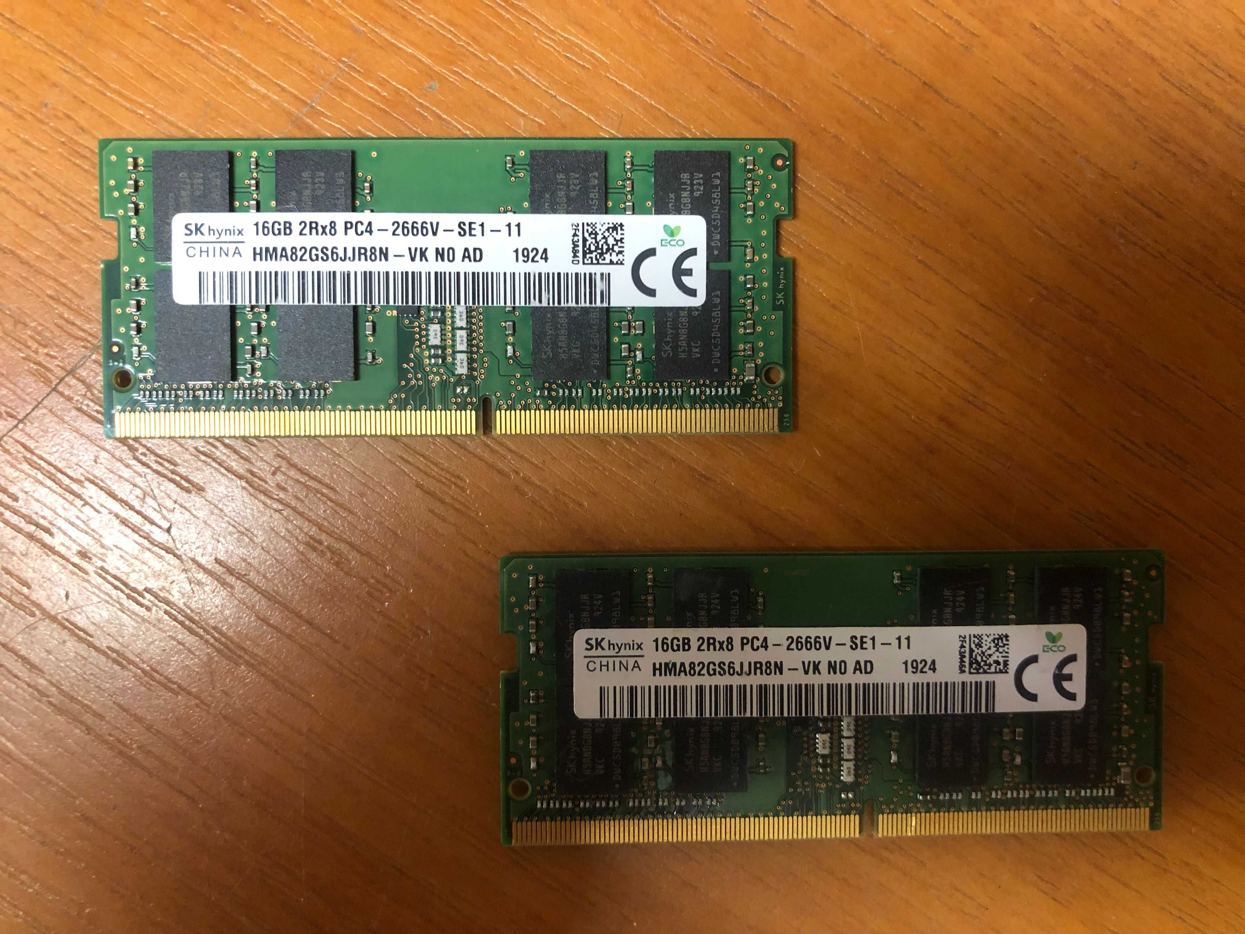 Memorie laptop Sodimm 32 Gb DDR4 Hynix, Samsung, 2666 Mhz, garantie