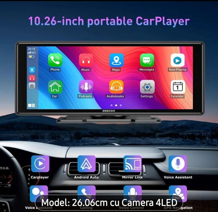 Adaptor wireless bluetooth carplay &android auto