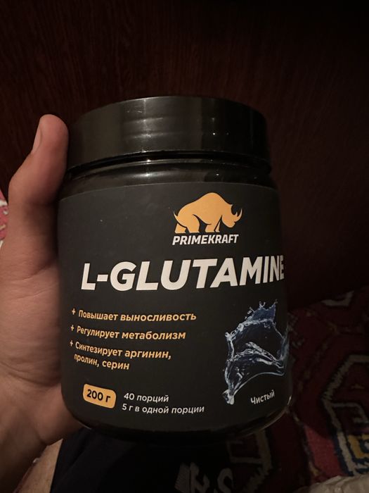 L glutamine л глютамин порошок аминокислота