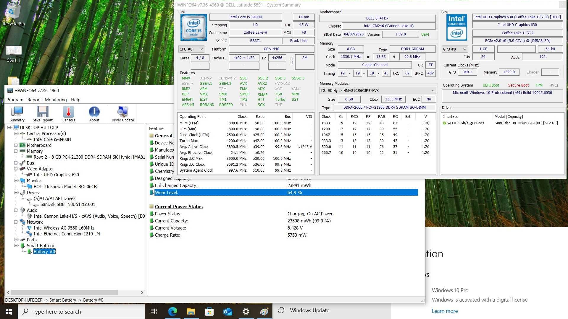 Dell Latitude 5591 FHD IPS i5-8400H/512GB/8GB