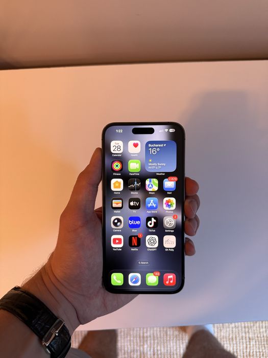 iPhone 14 Pro Max, Full Box, Deep Purple + 3 huse Apple