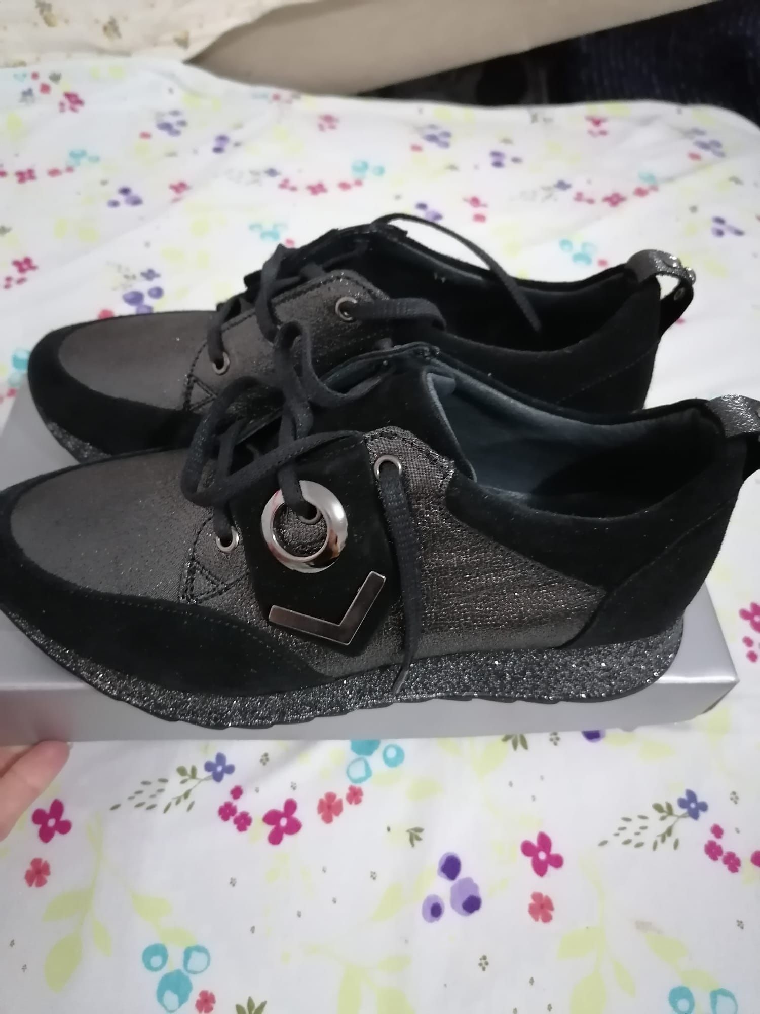 Pantofi dama sidefat.Catali shoes.Nr:37.