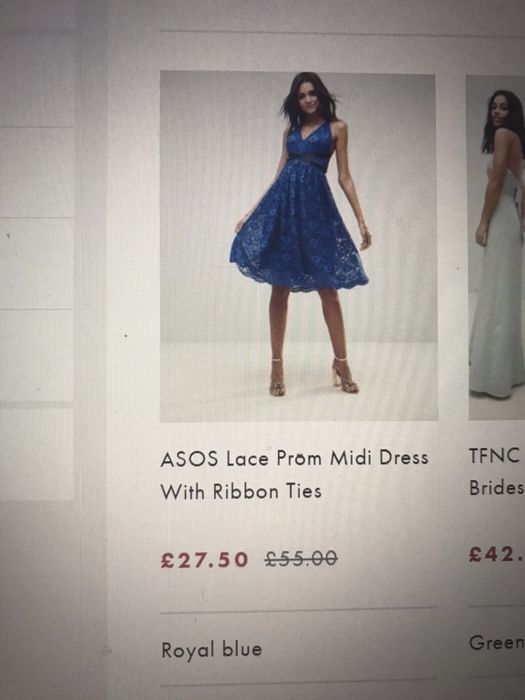 Rochie ASOS din dantela, marime S