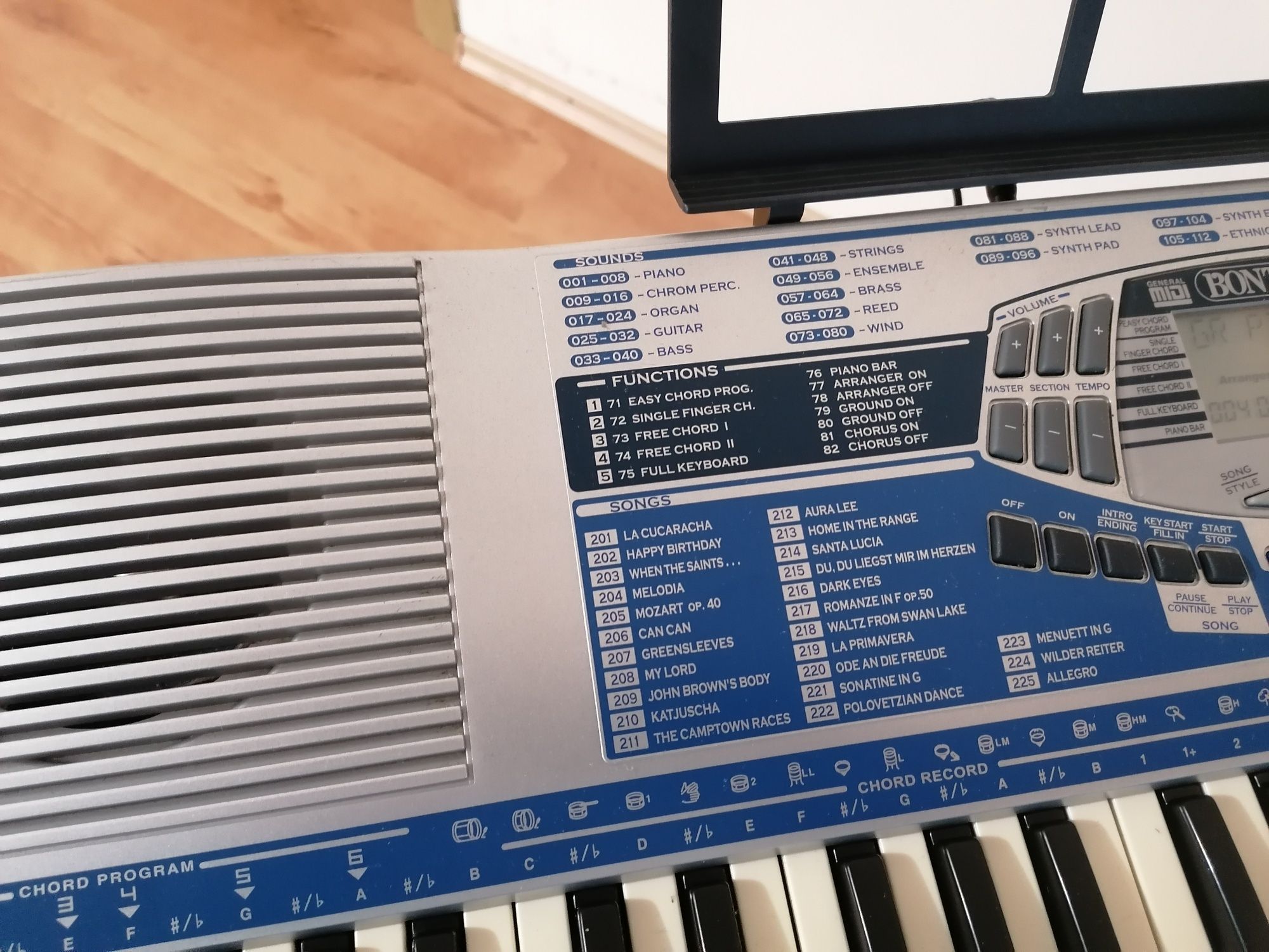 BONTEMPI PM-695 Profi Music orga pian