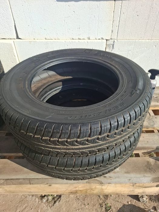 Шины KAMA HK-242 185/75 R16 — отличное состояние, 2 месяца!