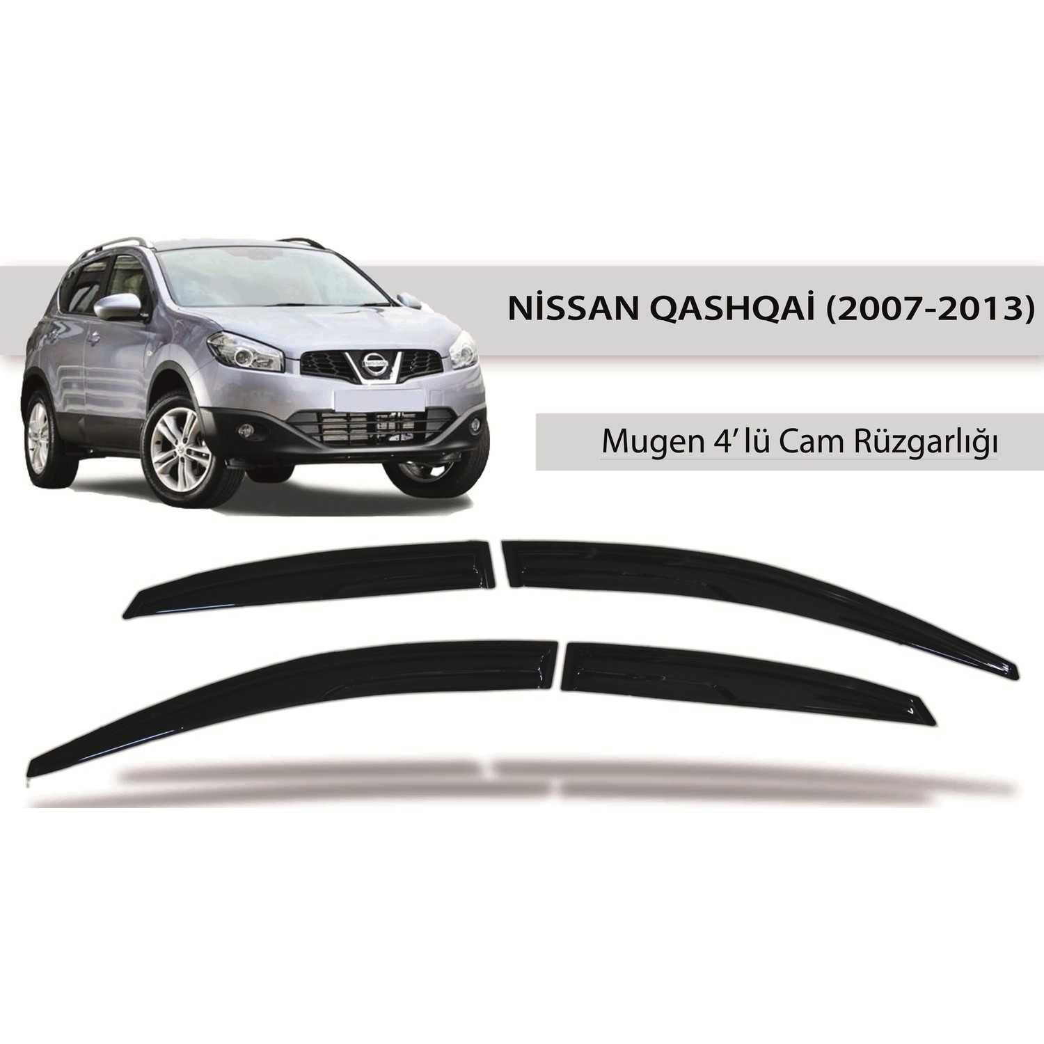 Ветробрани за Nissan Qashqai 2007>2014 комплект 4 броя предни и задни