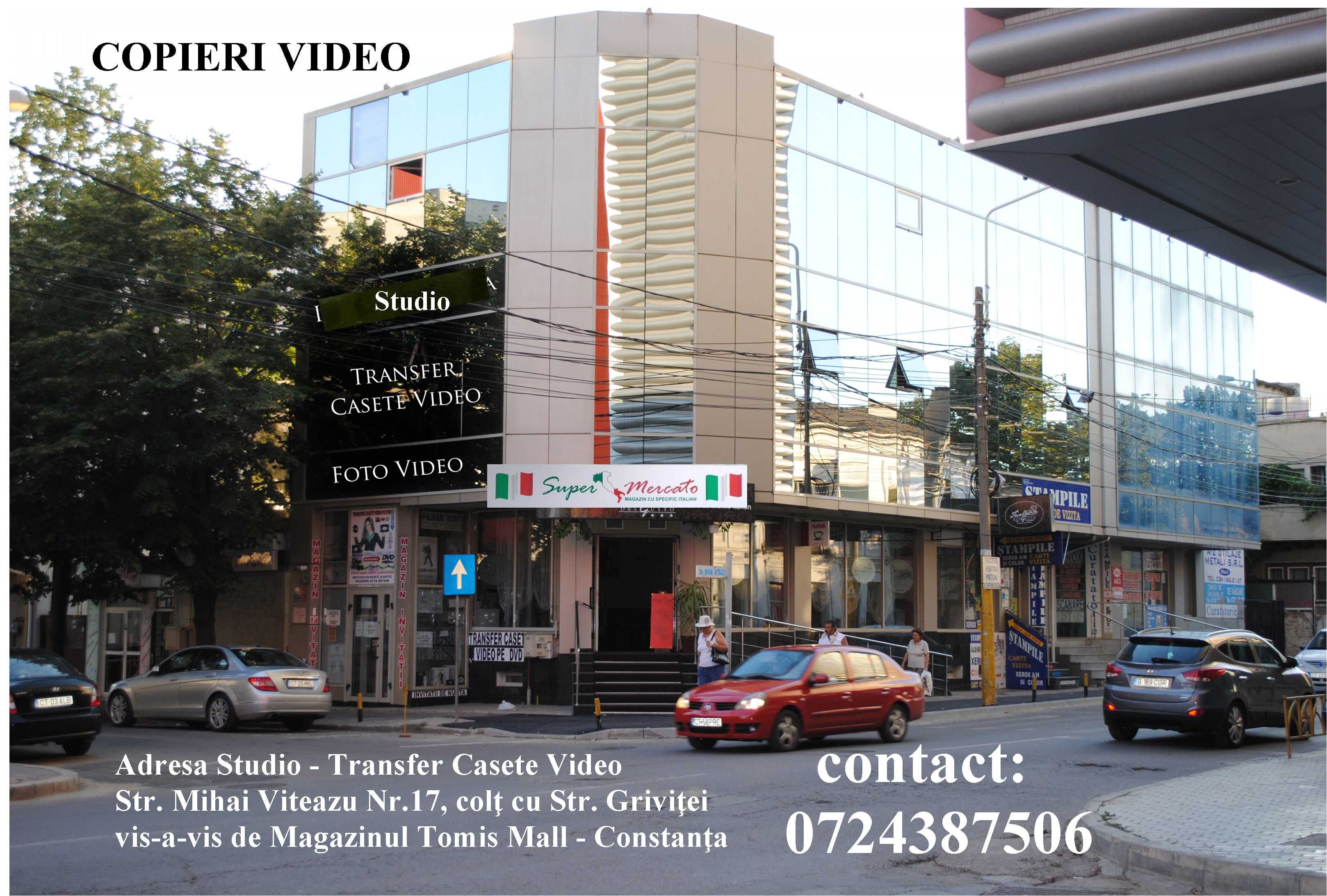 Transfer casete video vechi /Nunta Botez pe DVD sau Stick in Constanța