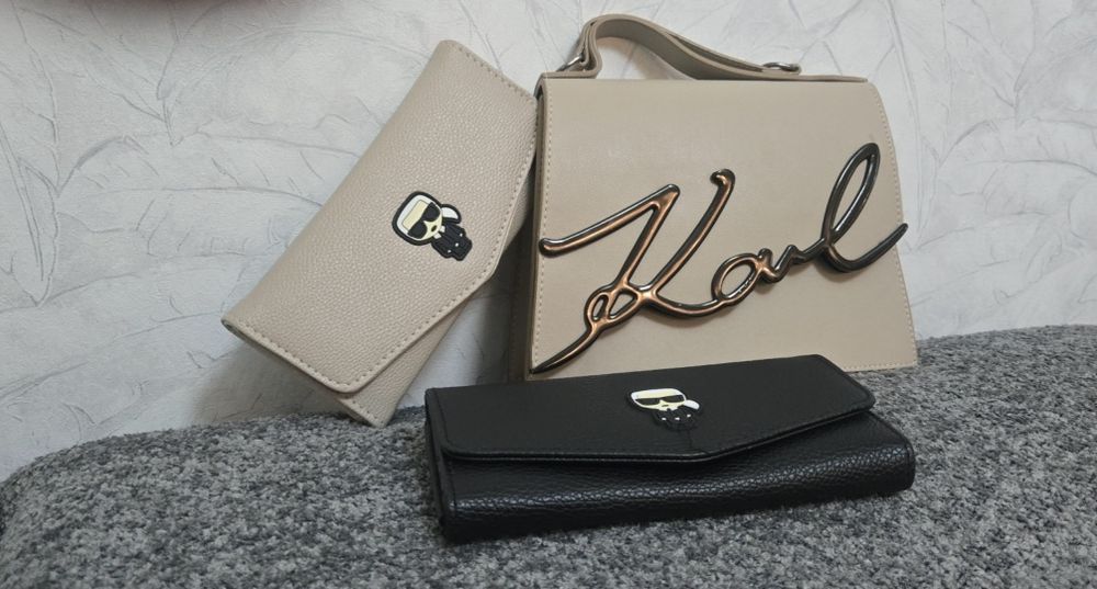 Guess, Karl, LV,  чанти и портмоне