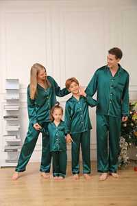 Set pijama de familie din satin/se vând și separat