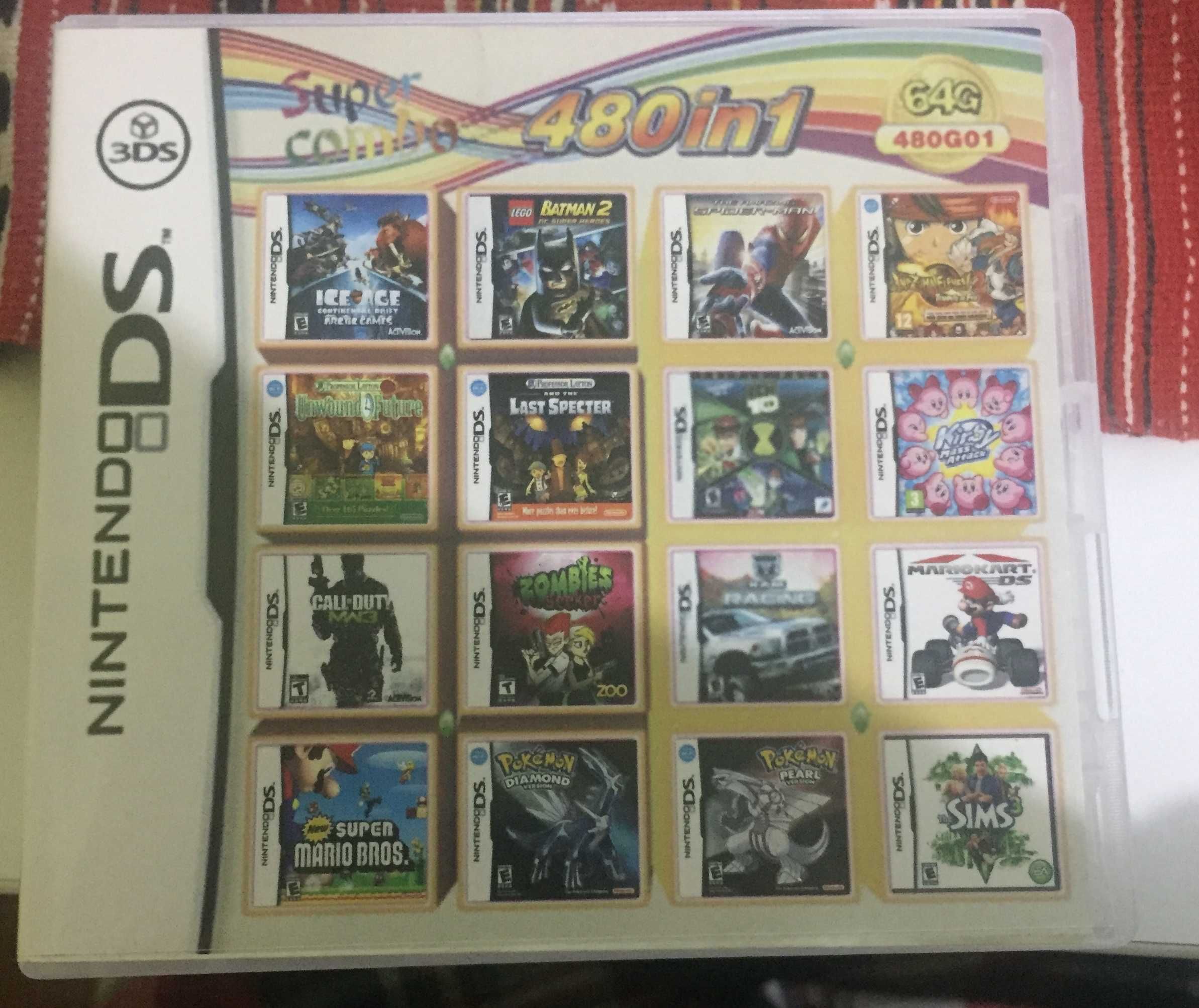 jocuri nintendo 2ds call of duty,batman,spiderman + 600 jocuri