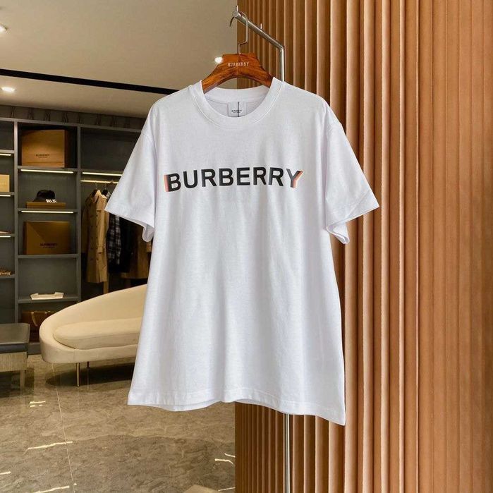 Тениска Burberry бяла и черна