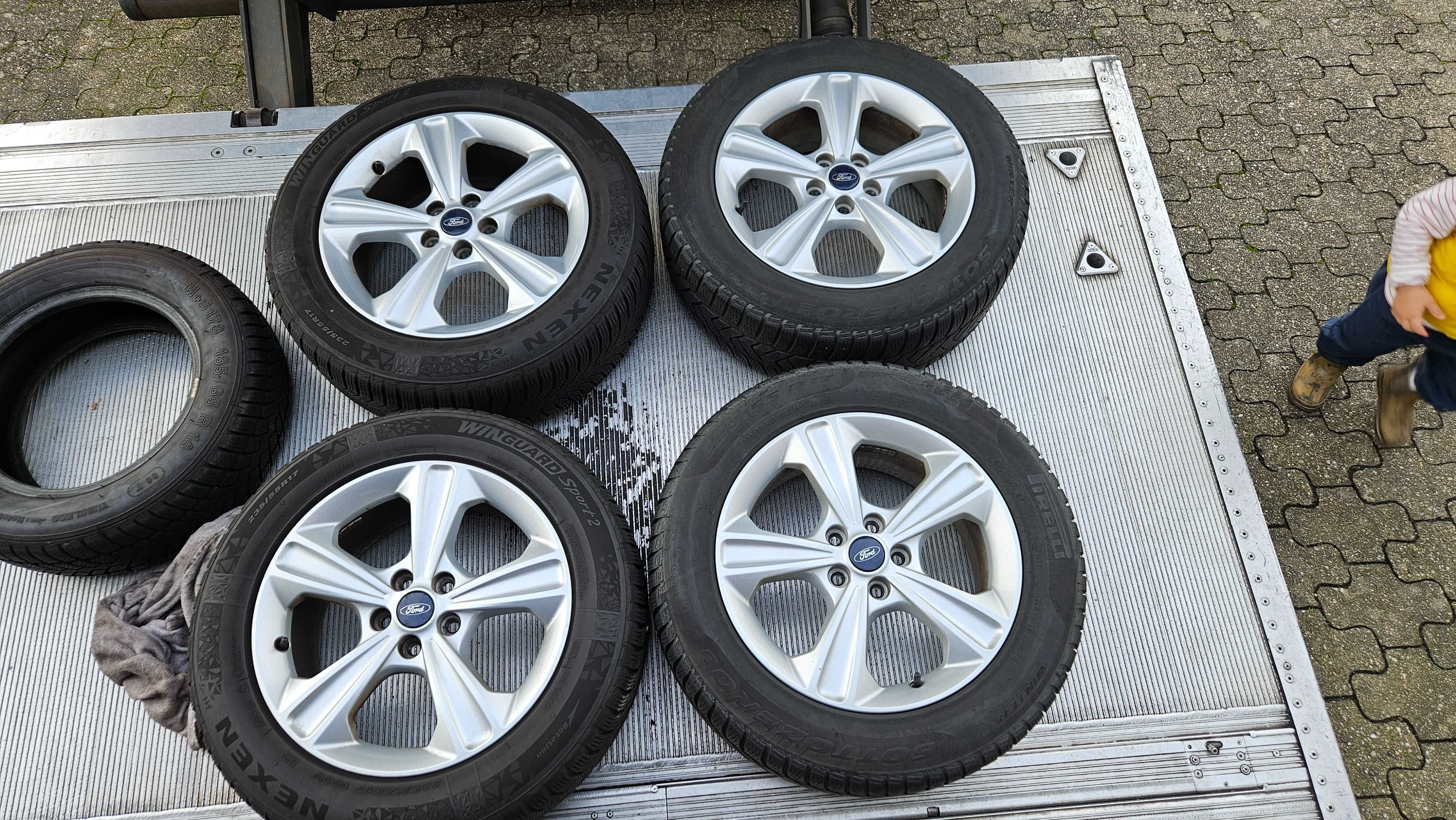 Jante pe 17 originale Ford Kuga 2  Galaxy S-max + Senzori + 235 55 17