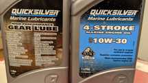 Vând ulei motor barca quicksilver mercury 10w-30 și de transmisie