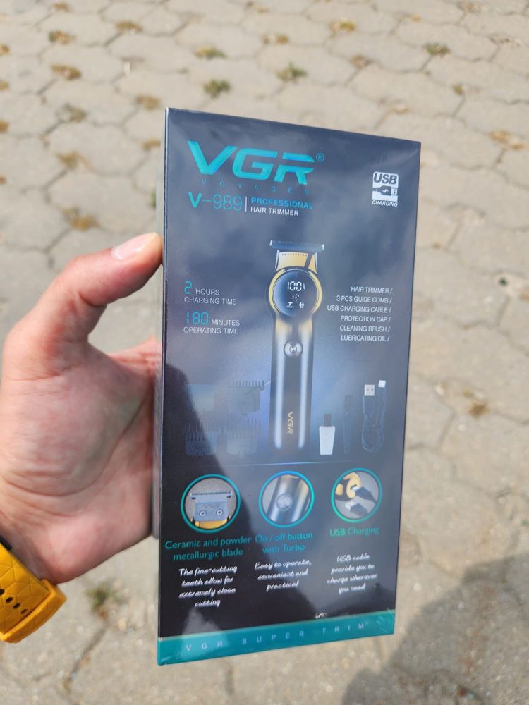 Trimmer profesional VGR Voyager V-989 – Nou, Sigilat tuns aparat