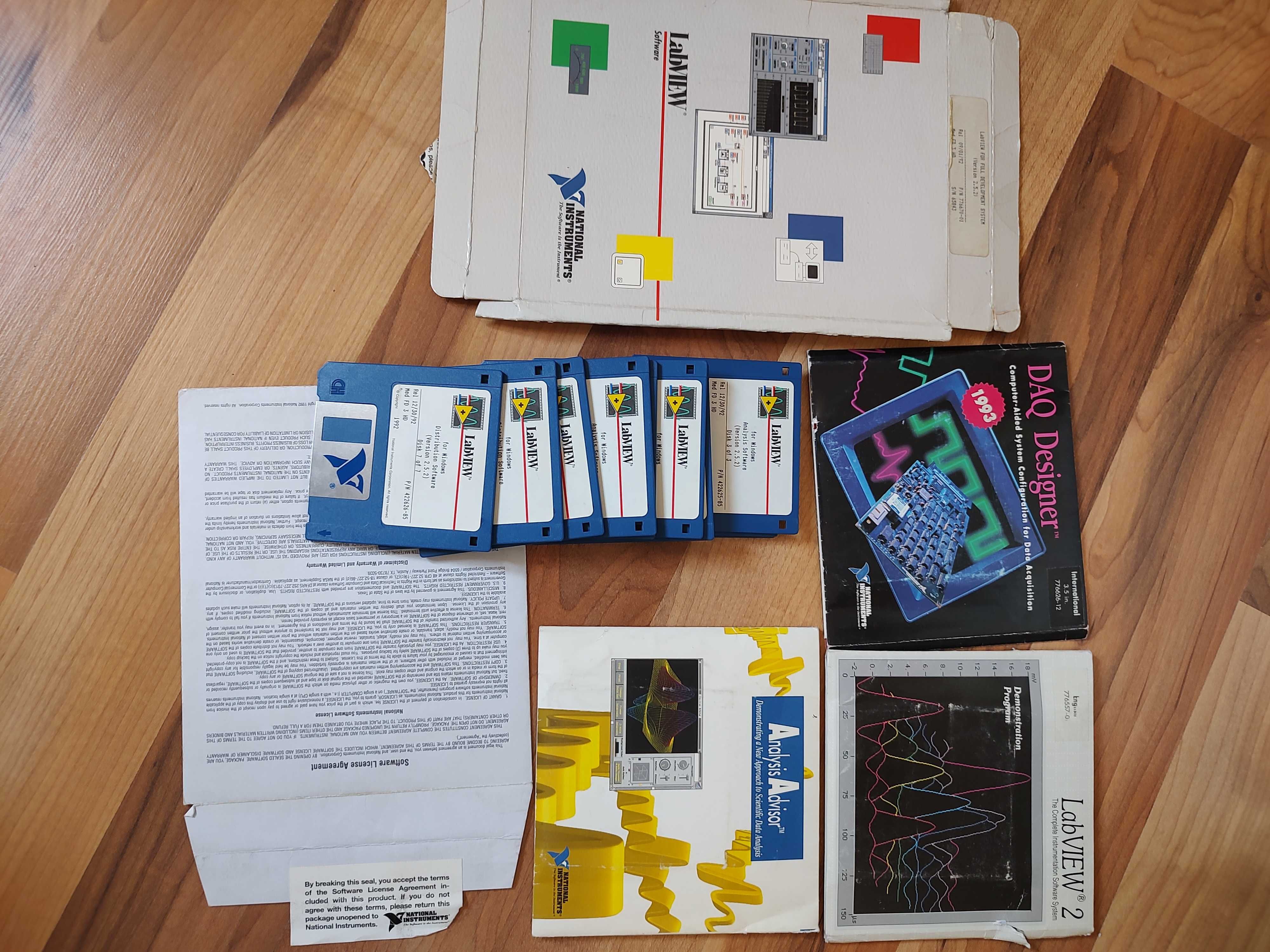 kit labview versiune 2 (1992 -93) pentru nostalgici