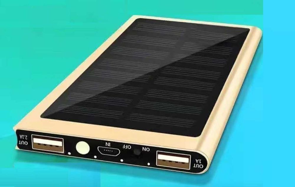 Power BANK с Солнечной Батареей на 10000 мАч.