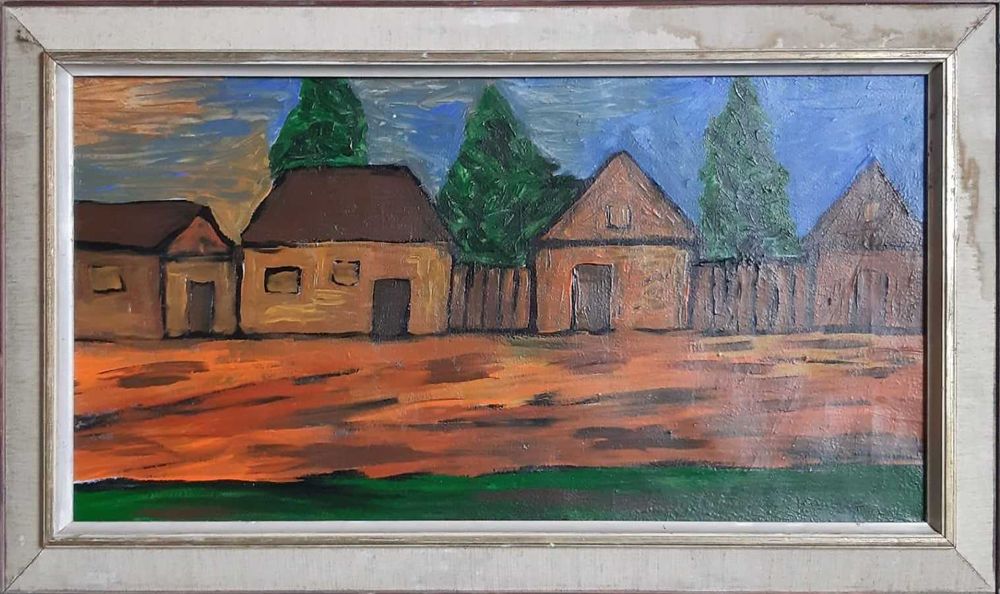 Ion Mirea, Ulei pe pânză, Semnat, Dimensiuni 42 x 70 cm