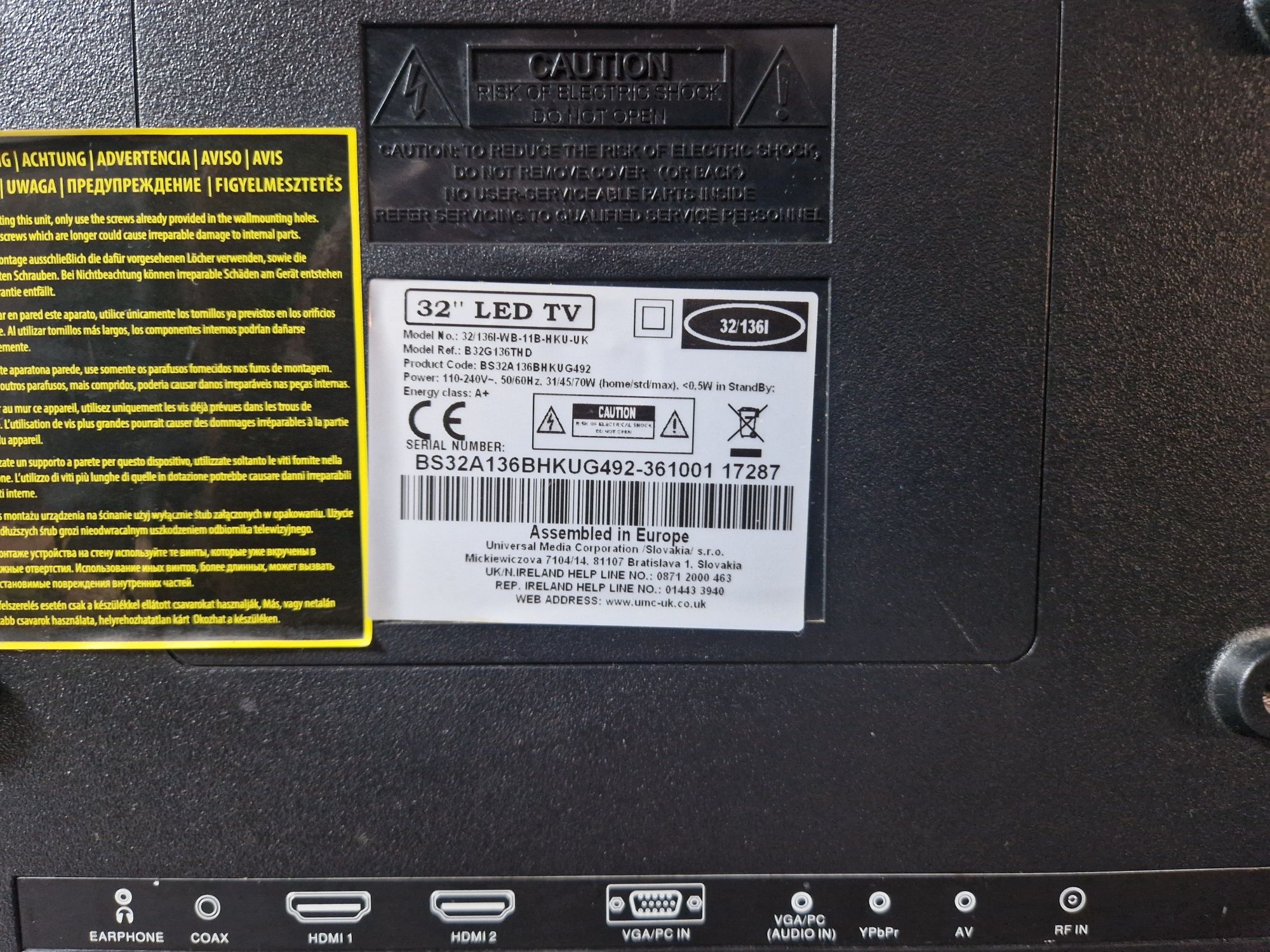 Телевизор Led.2бр.LG.Blaupunkt-32"