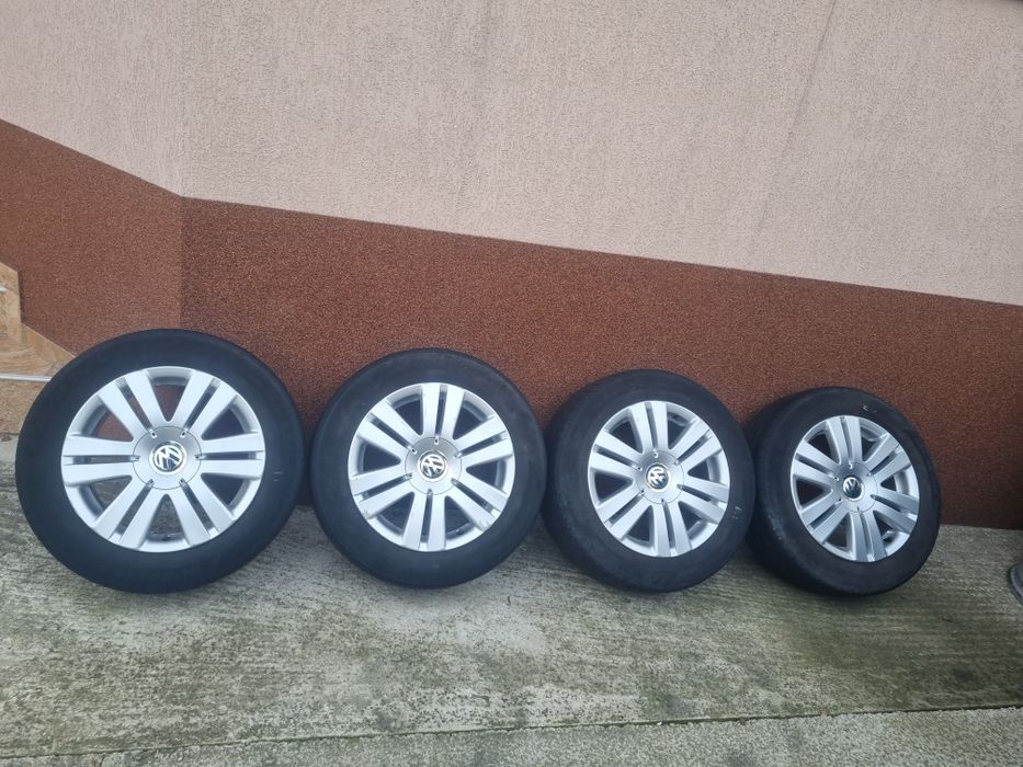 Jante Originale Vw R16 5x112 cu anvelope vară 205/60R16