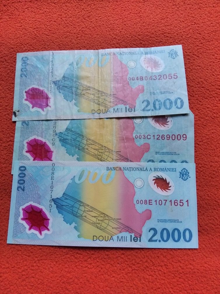 Bancnota eclipsa, bancnotă de colecție 2000 lei