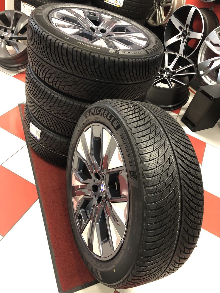 21ц BMW IX X7 /5х112/ Със Нови Зимни Гуми 255/50/21 Michelin/ Original