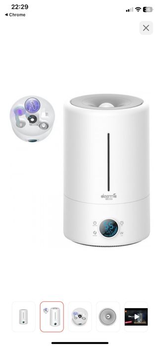 Увлажнитель воздуха Deerma Humidifier, работает отлично