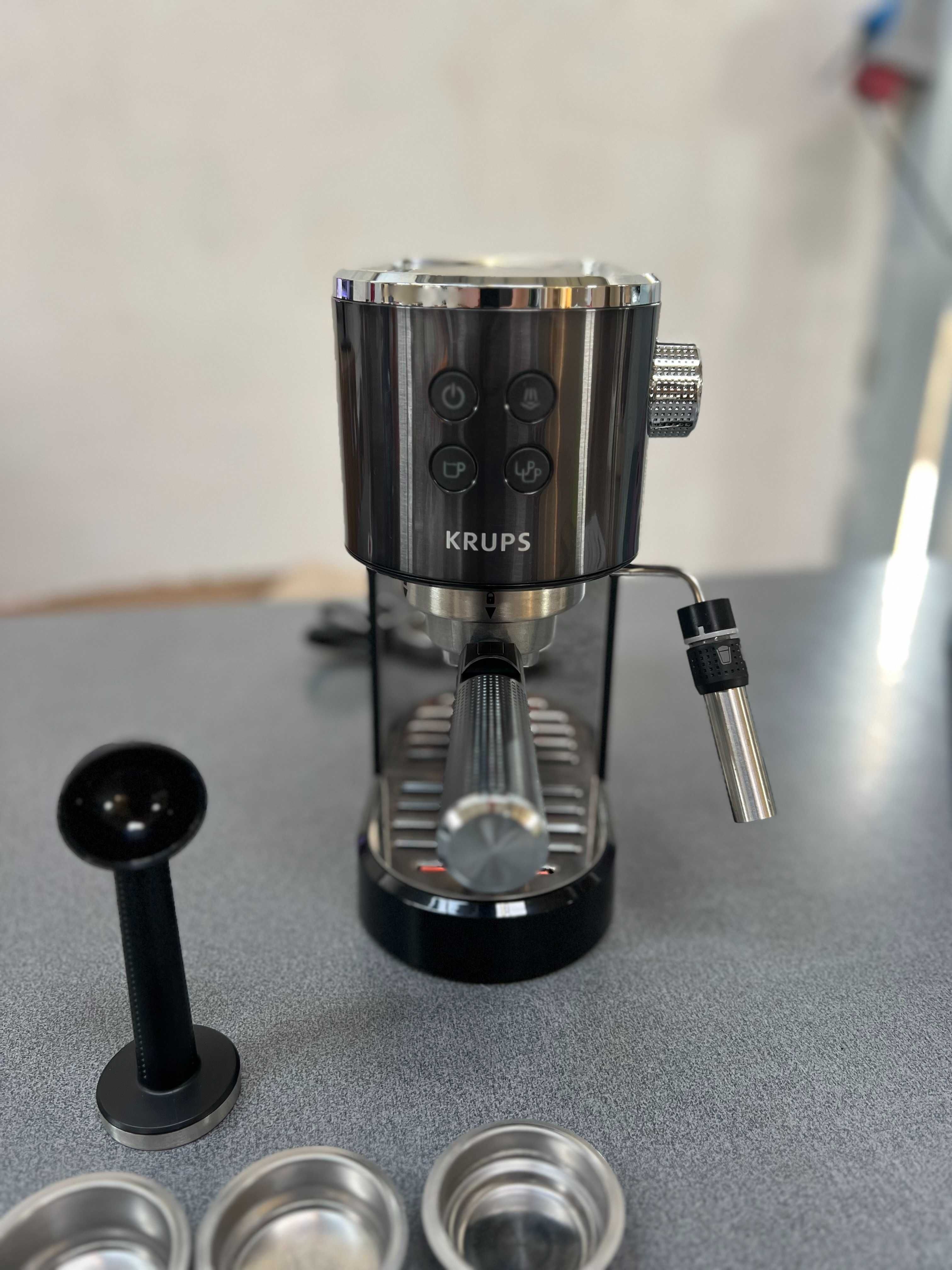 Ръчна еспресо машина Krups Virtuoso + XP444C