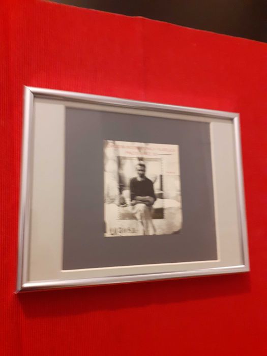 Tablou cu colița filatelică Constantin Brancusi - 1982