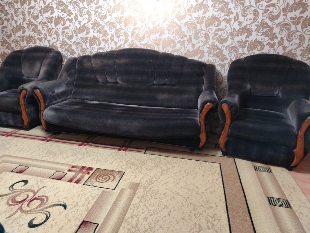 Диван и 2 кресла