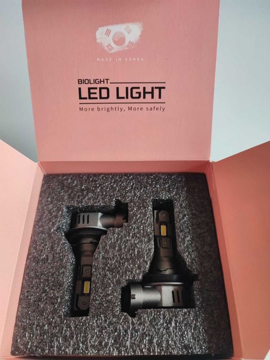 ЛЕД крушки HB4 3000L 6000K Нови компект Крушка LED Диодни Крушка