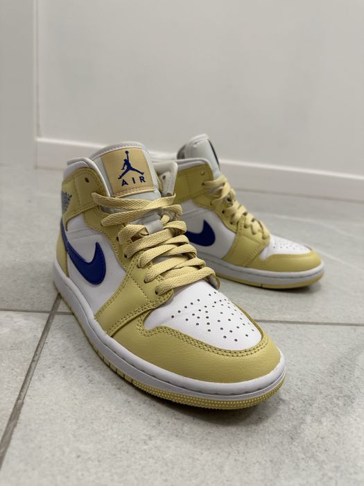 Jordan Air 1 Mid Lemon Wash