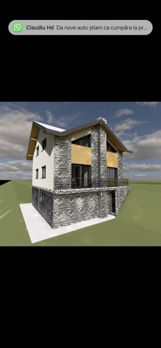 Vând fundatie cu proiect Părâng