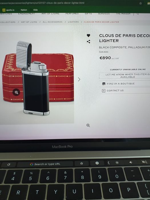 Cartier zippo Зажигалка