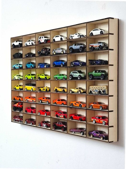 Raft 48 casete pentru masiute tip hot whells 1/64