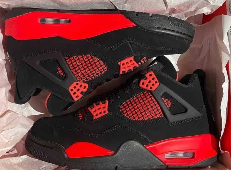 Air Jordan 4 Red Thunder 36-46 [Verificare Colet]