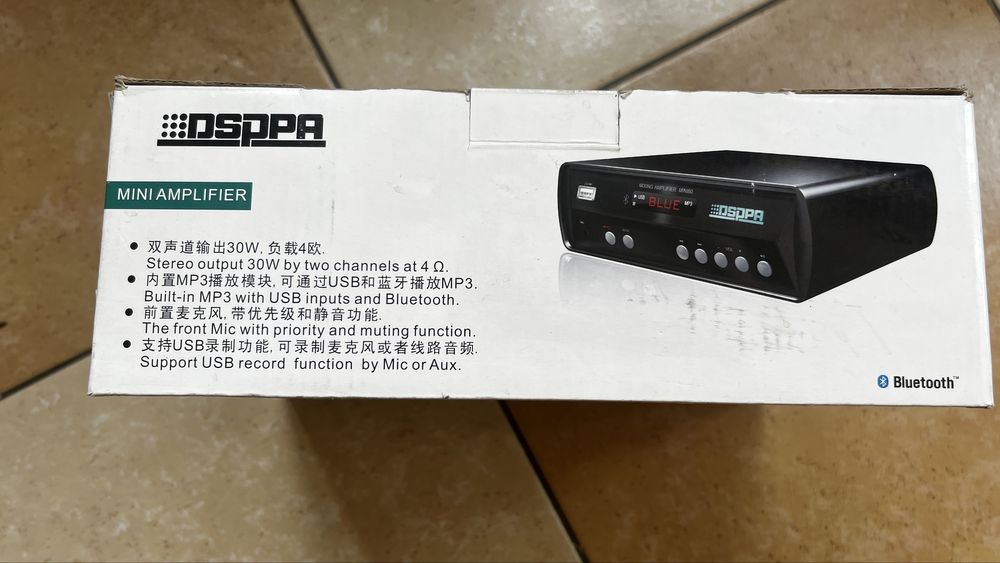 DSPPA Mini-60 Компактный комбинированный стерео микшер-усилитель