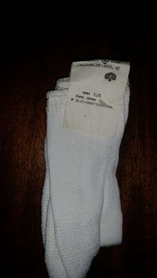 Чорапи бели 2 вида