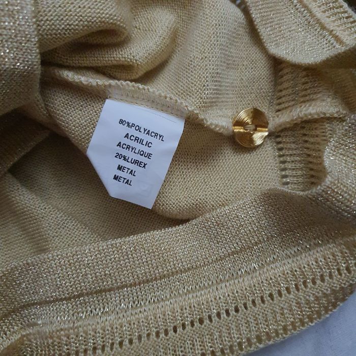 Cardigan auriu masura mare