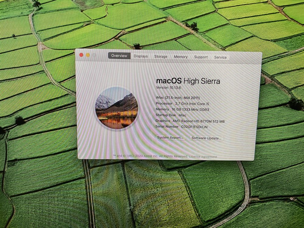 Imac 21,5 mid 2011 cu high sierra si windows 11 pro