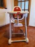 Scaun de masa Inglesina Zuma White White Red