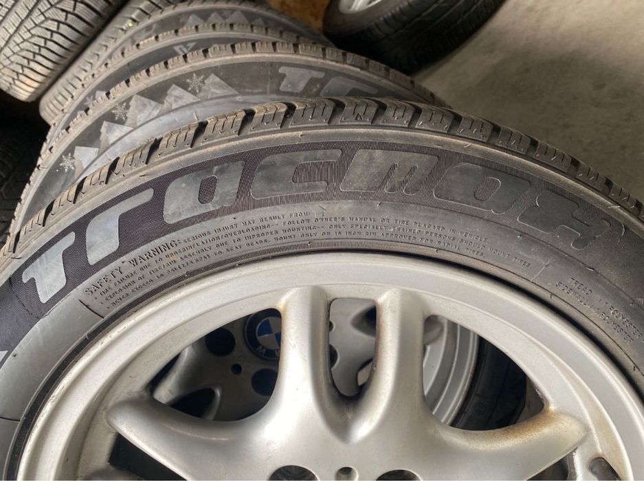 Jante aliaj R16 5x120 BMW cu anvelope M+S 195 55 16