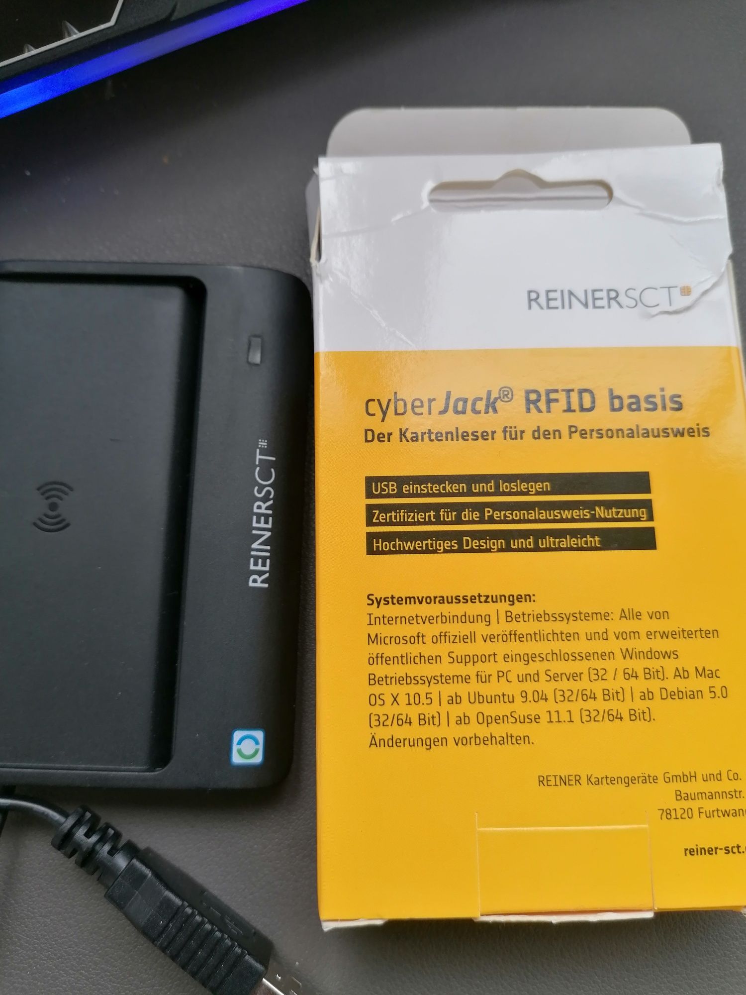 Cititor Reiner SCT cyberJack RFID Basis