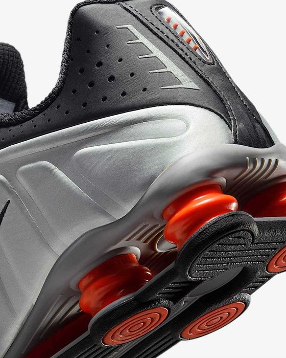 NIKE Shox R4 Sport Metalic Silver Black Men
