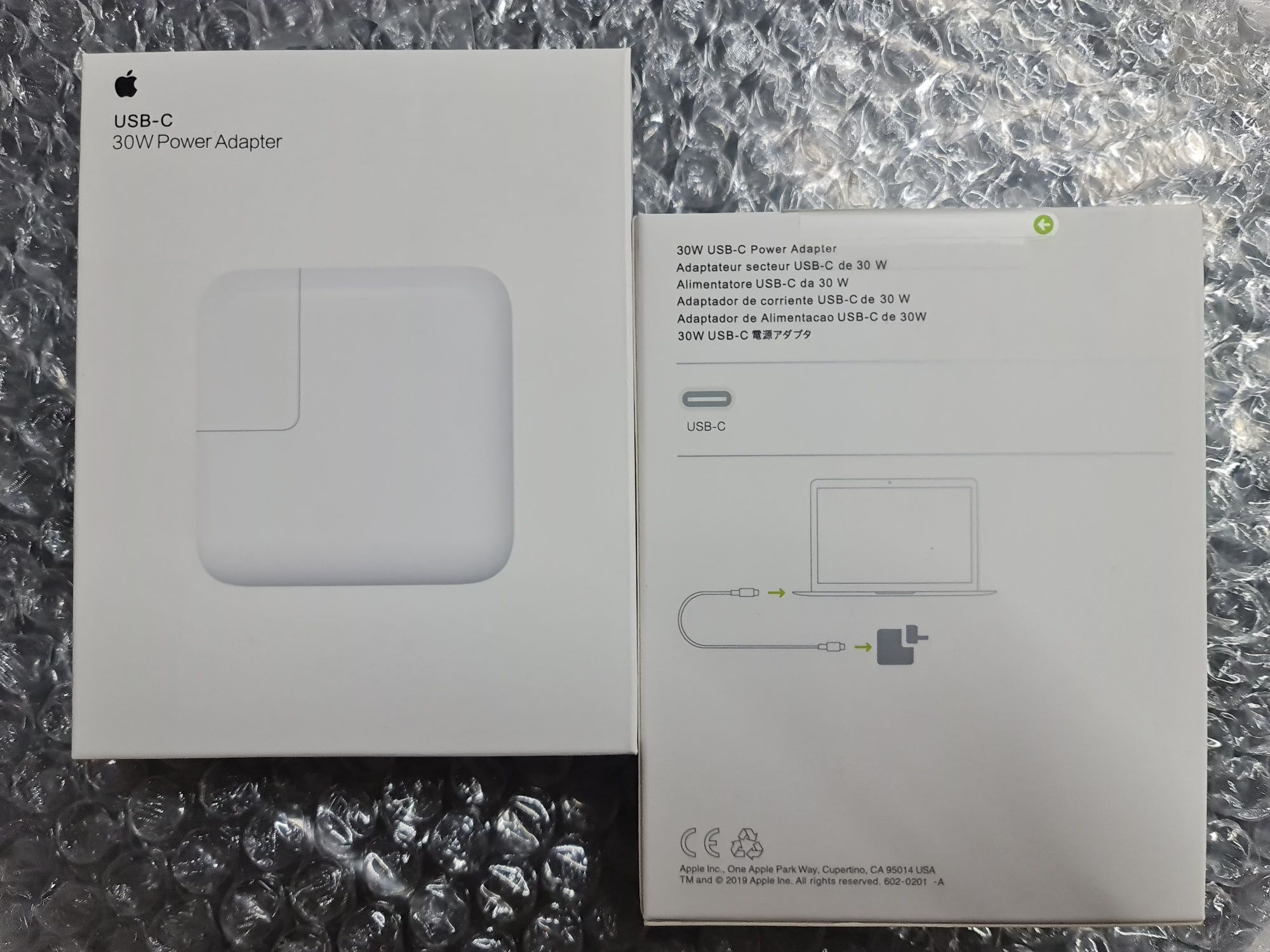 Адаптер питания для ноутбуков APPLE 30вт/USB-C Power Adapter 30w