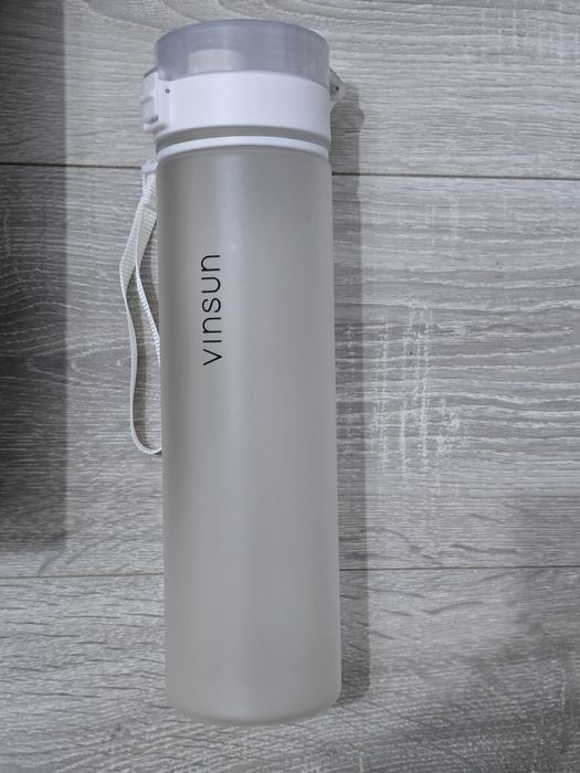 Sticlă sport apă VINSUN 1L – Tritan BPA-Free, etanșă, ușoară