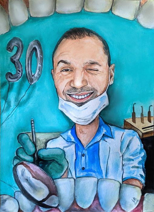 Карикатури, потрети - ръчна изработка