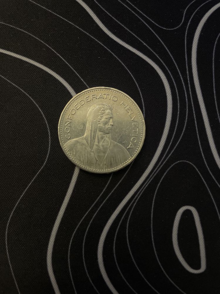 Moneda Confoederatio HELVETICA 5FR 1995