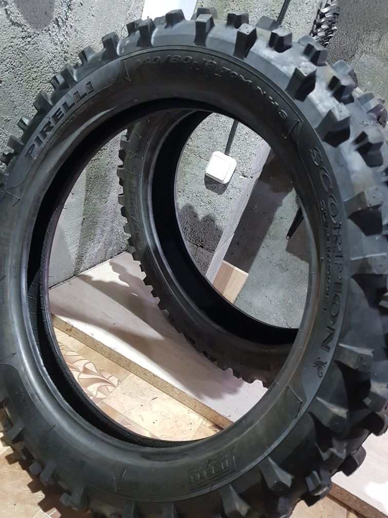 140/80-18 Mitas & Pirelli enduro cross